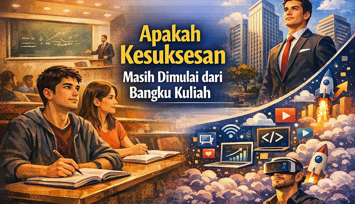 Apakah Kesuksesan Masih Dimulai dari Bangku Kuliah