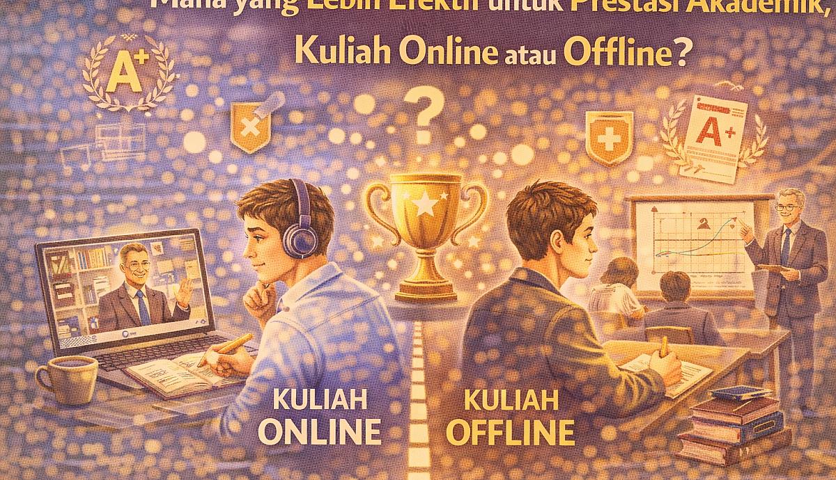 Mana yang Lebih Efektif untuk Prestasi Akademik, Kuliah Online atau Offline?