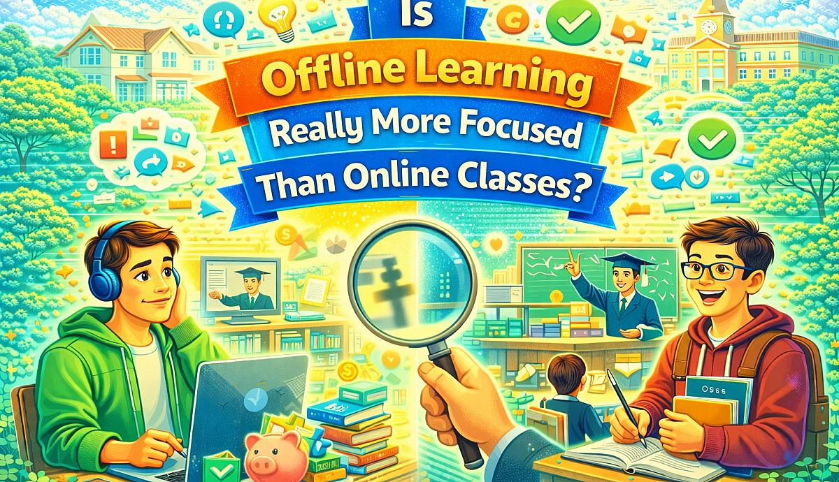 Is Offline Learning Really More Focused Than Online Classes?