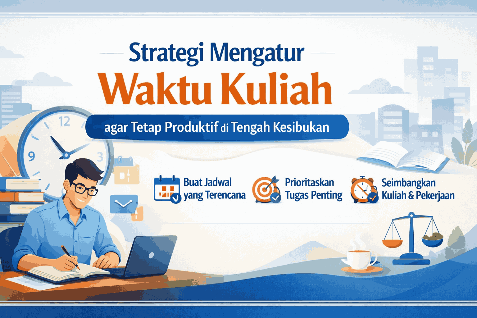Strategi Mengatur Waktu Kuliah agar Tetap Produktif di Tengah Kesibukan