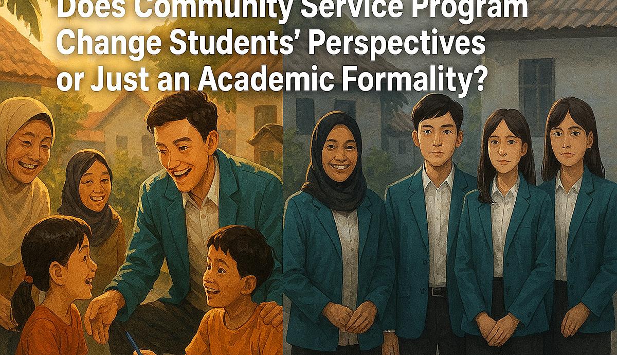 Does Community Service Program Change Students' Perspectives or Just an Academic Formality