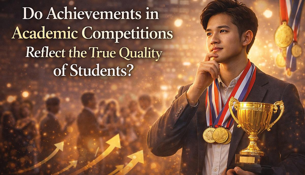 Do Achievements in Academic Competitions Reflect the True Quality of Students?