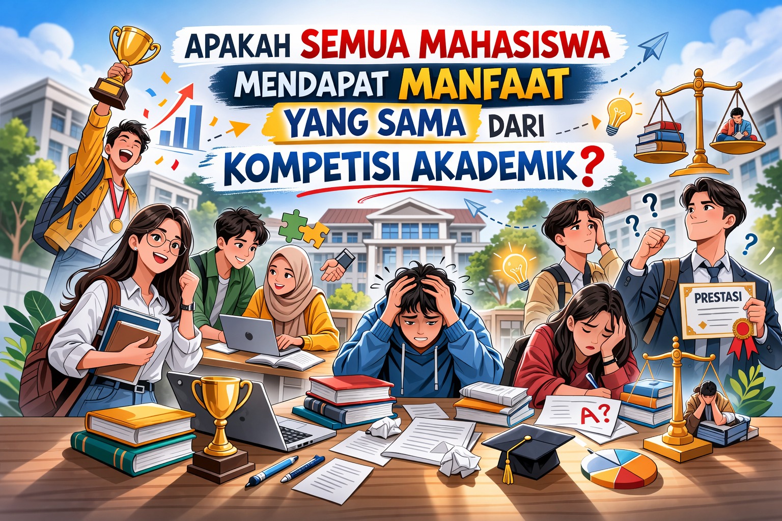 Apakah Semua Mahasiswa Mendapat Manfaat yang Sama dari Kompetisi Akademik?