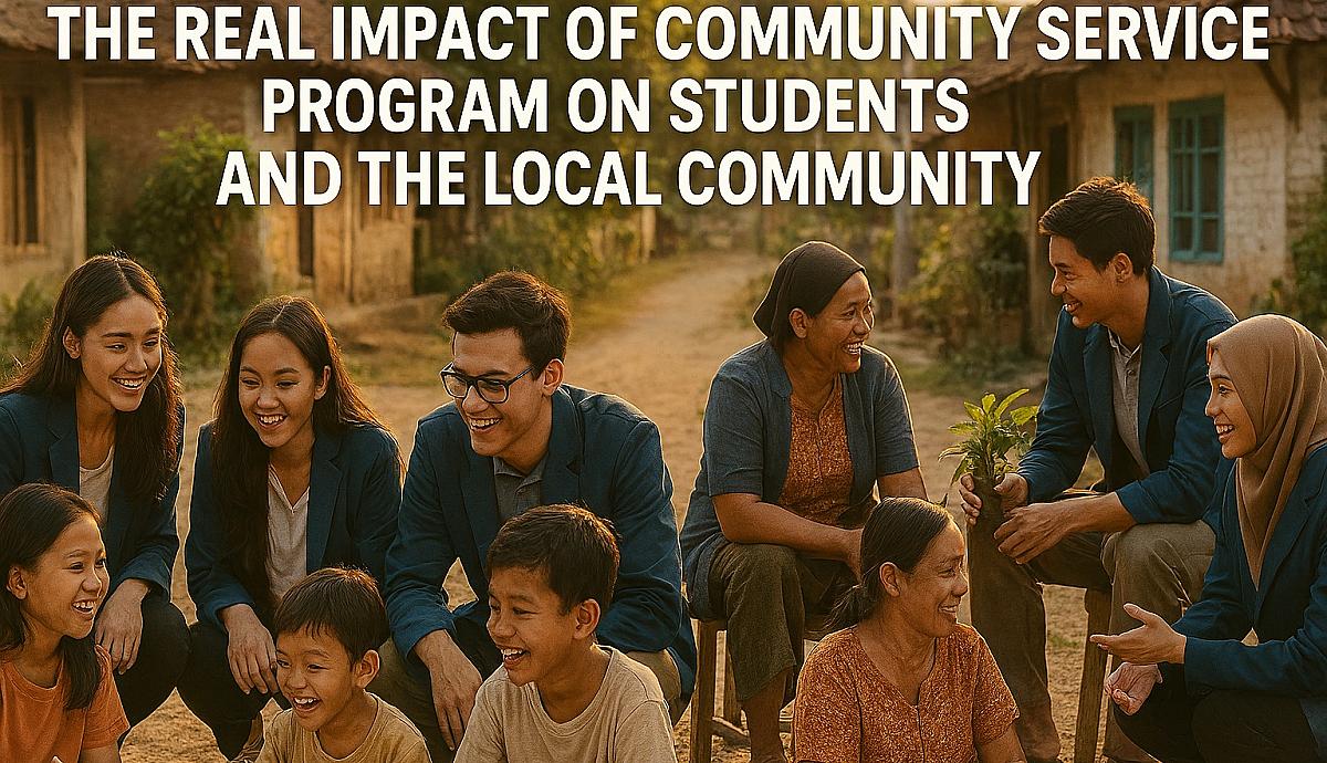 The Real Impact of Community Service Program on Students and the Local Community