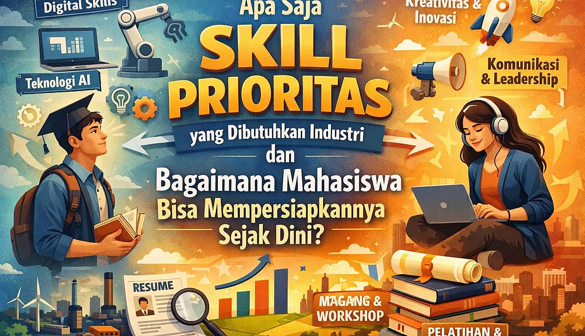 Apa Saja Skill Prioritas yang Dibutuhkan Industri dan Bagaimana Mahasiswa Bisa Mempersiapkannya Sejak Dini?