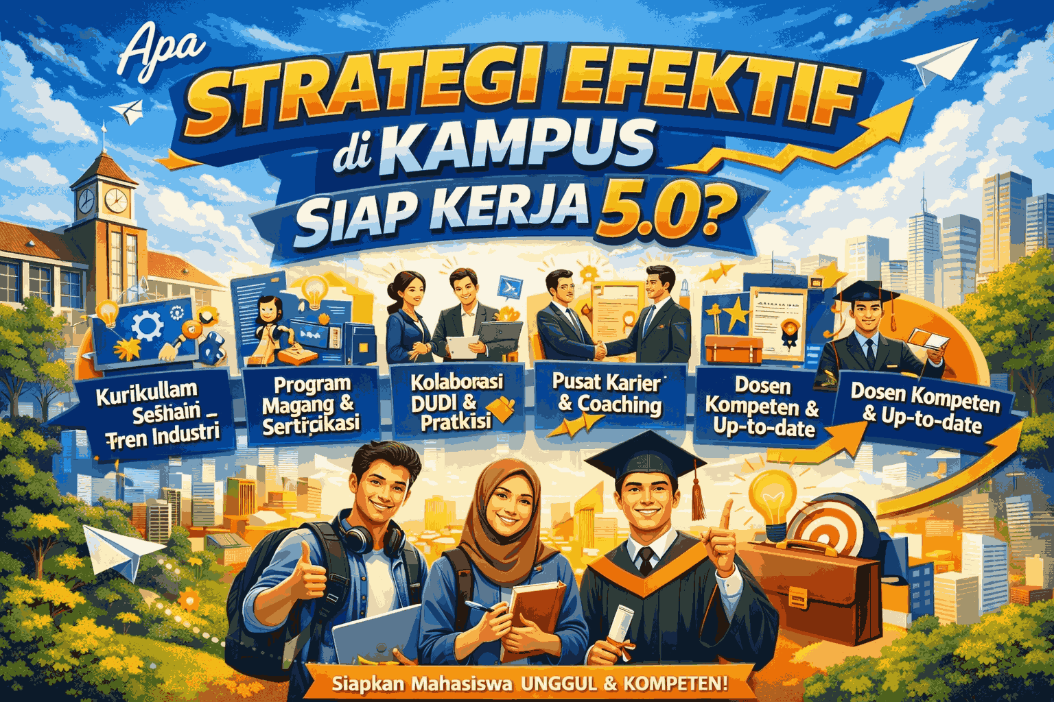 Apa Strategi Efektif Kampus Siap Kerja 5.0?
