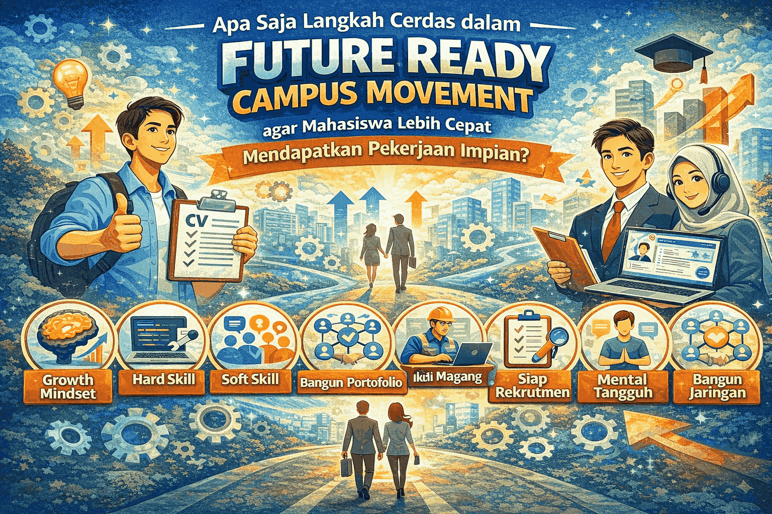 Apa Saja Langkah Cerdas dalam Future Ready Campus Movement agar Mahasiswa Lebih Cepat Mendapatkan Pekerjaan Impian?