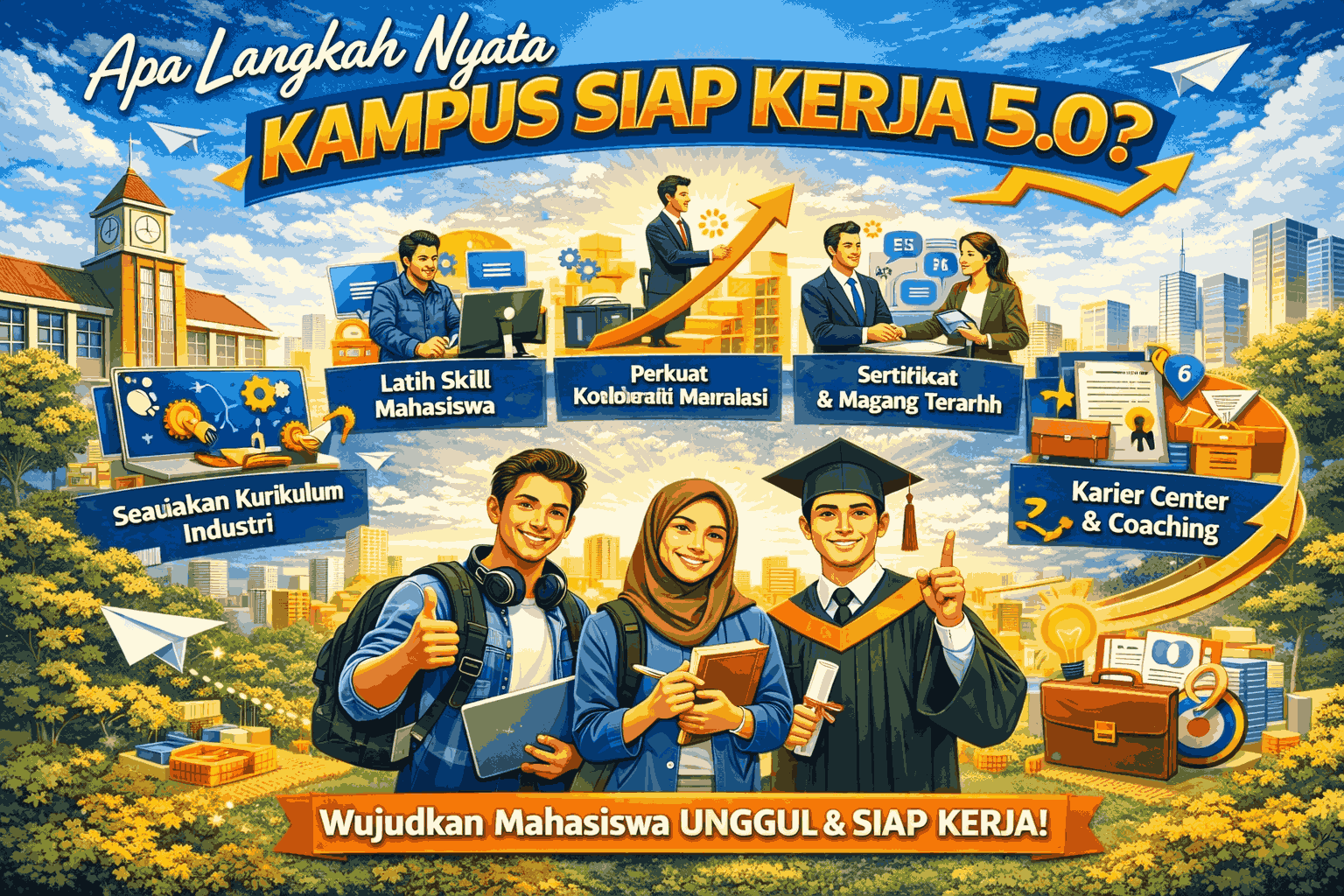 Apa Langkah Nyata Menuju Kampus Siap Kerja 5.0?