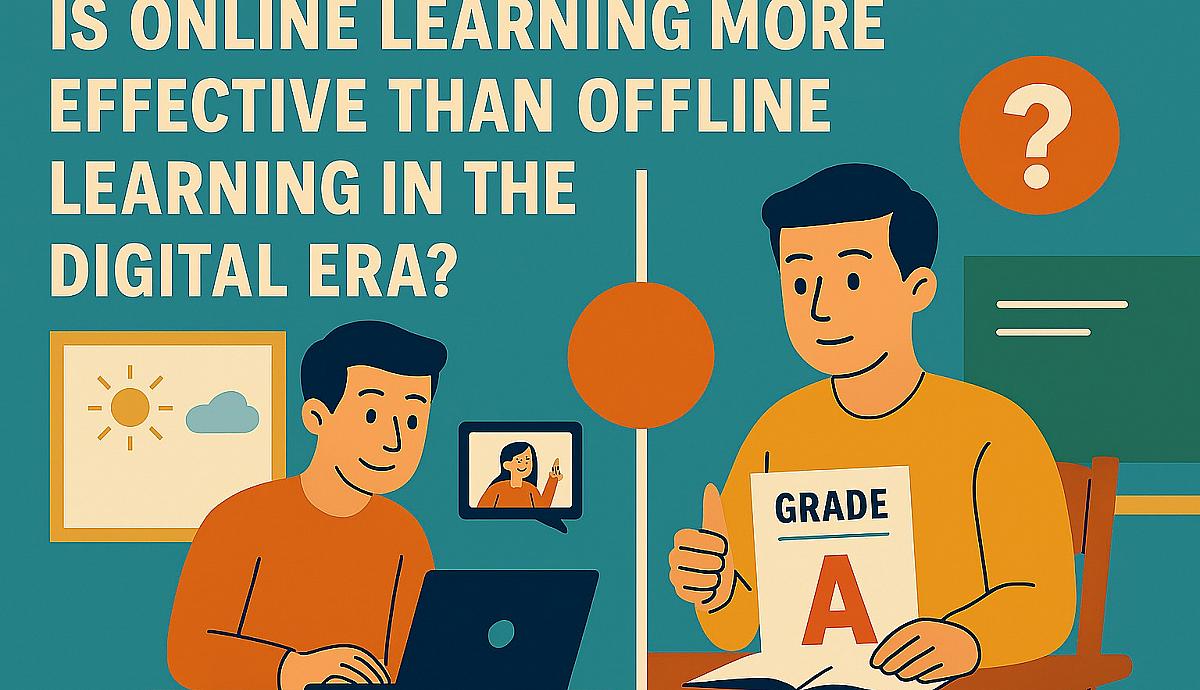 Is Online Learning More Effective Than Offline Learning in the Digital Era