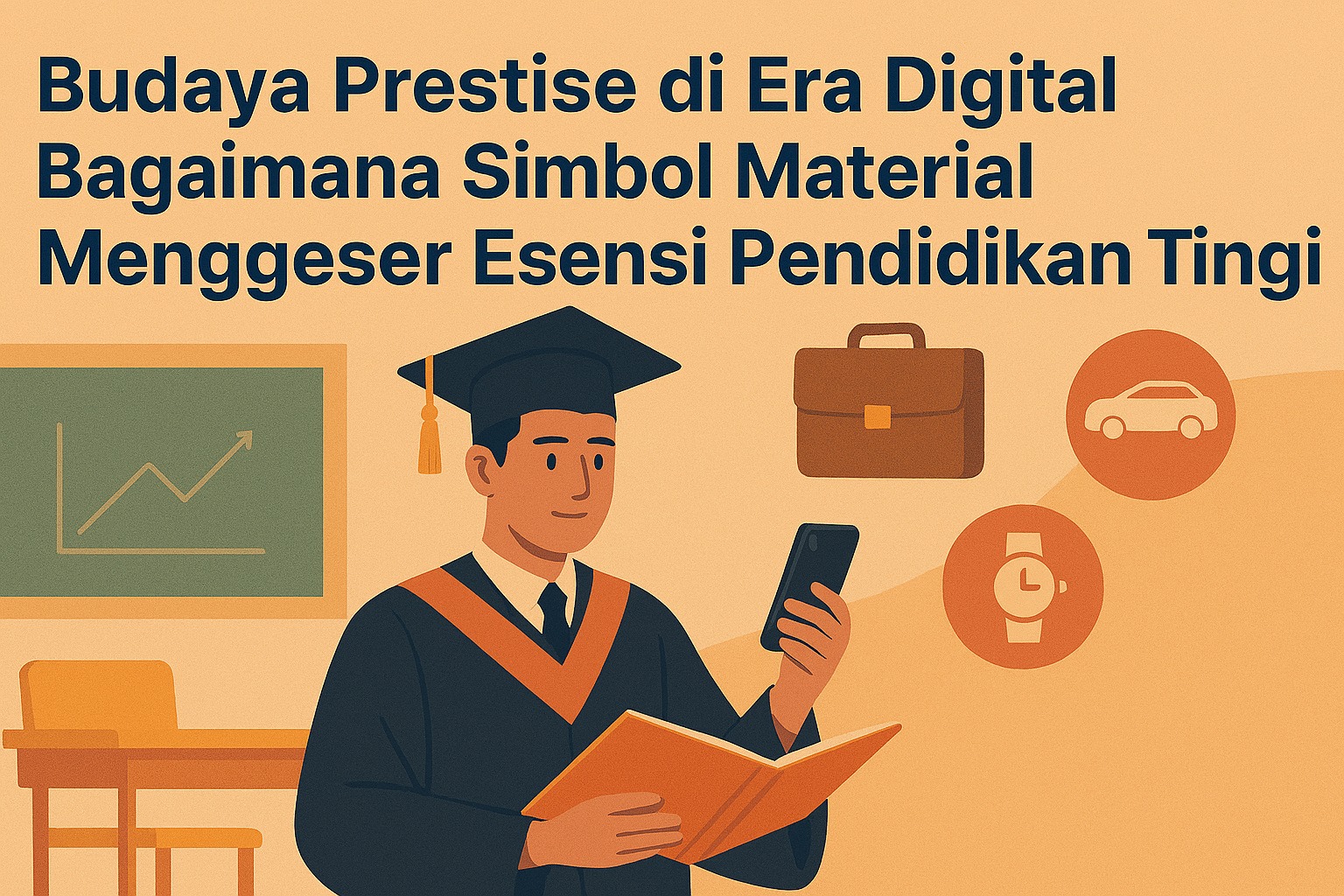 Budaya Prestise di Era Digital Bagaimana Simbol Material Menggeser Esensi Pendidikan Tinggi