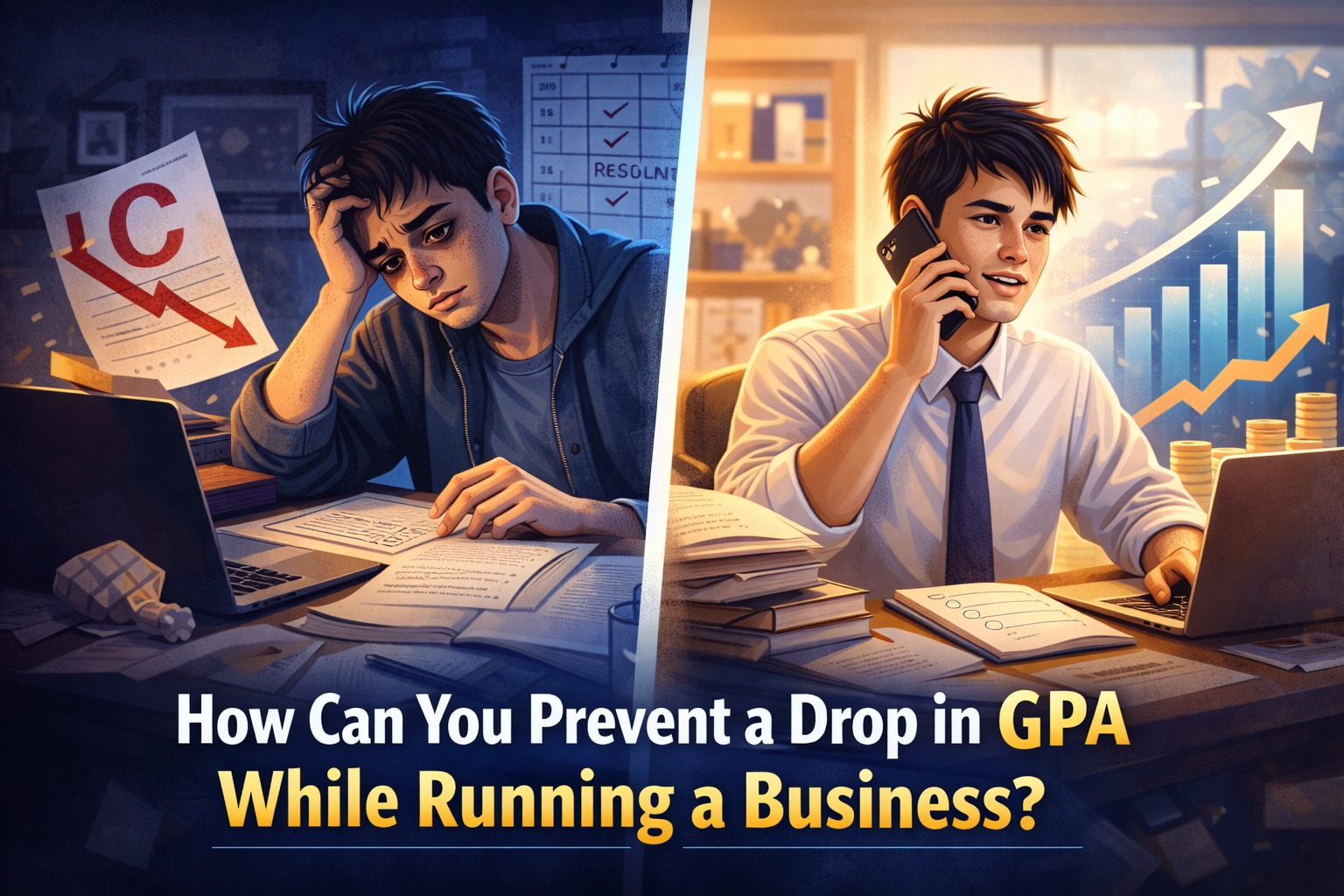 How Can You Prevent a Drop in GPA While Running a Business?