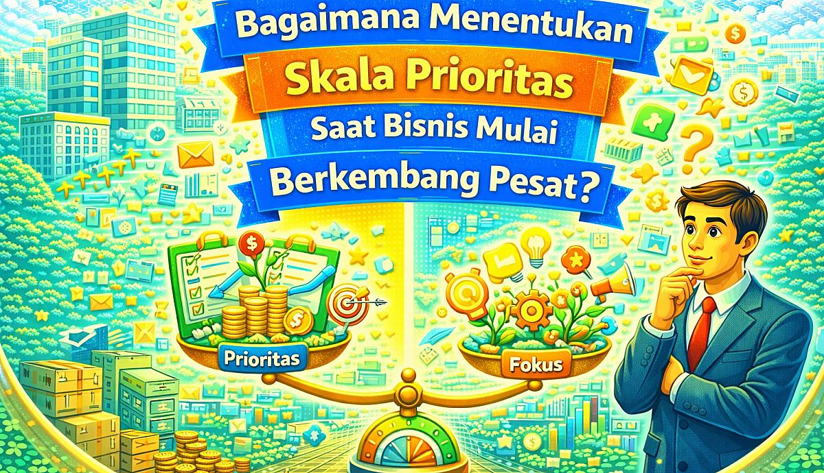 Bagaimana Menentukan Skala Prioritas Saat Bisnis Mulai Berkembang Pesat?
