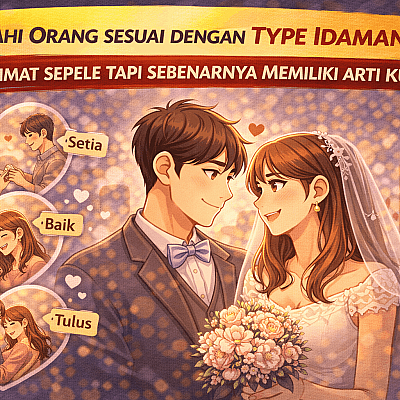 “Nikahi Orang Sesuai dengan Type Idamanmu”, Sepele Tapi Menyimpan Makna Penting