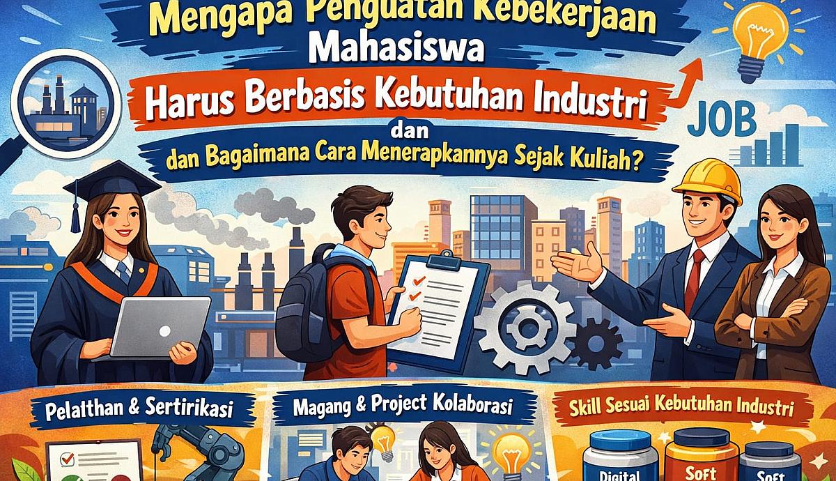 Mengapa Penguatan Kebekerjaan Mahasiswa Harus Berbasis Kebutuhan Industri dan Bagaimana Cara Menerapkannya Sejak Kuliah?