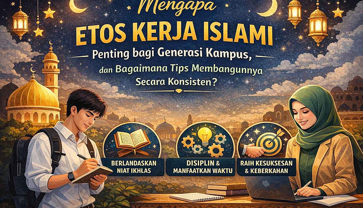 Mengapa Etos Kerja Islami Penting Bagi Generasi Kampus, Dan Bagaimana Tips Membangunnya Secara Konsisten?