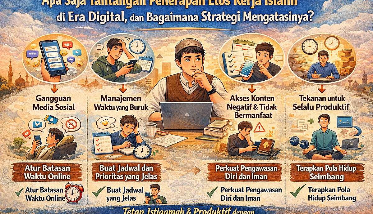 Bagaimana Mahasiswa Bisa Menyeimbangkan Akademik, Organisasi, Dan Kerja Dengan Prinsip Etos Kerja Islami?