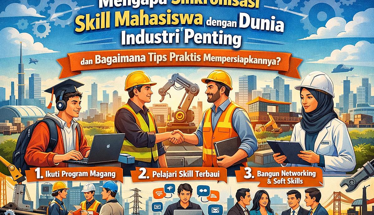 Mengapa Sinkronisasi Skill Mahasiswa dengan Dunia Industri Penting dan Bagaimana Tips Praktis Mempersiapkannya?