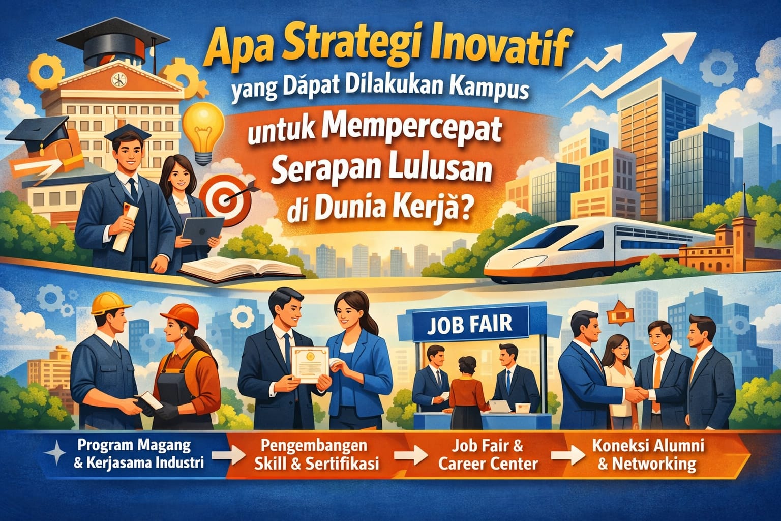 Apa Strategi Inovatif yang Dapat Dilakukan Kampus untuk Mempercepat Serapan Lulusan di Dunia Kerja