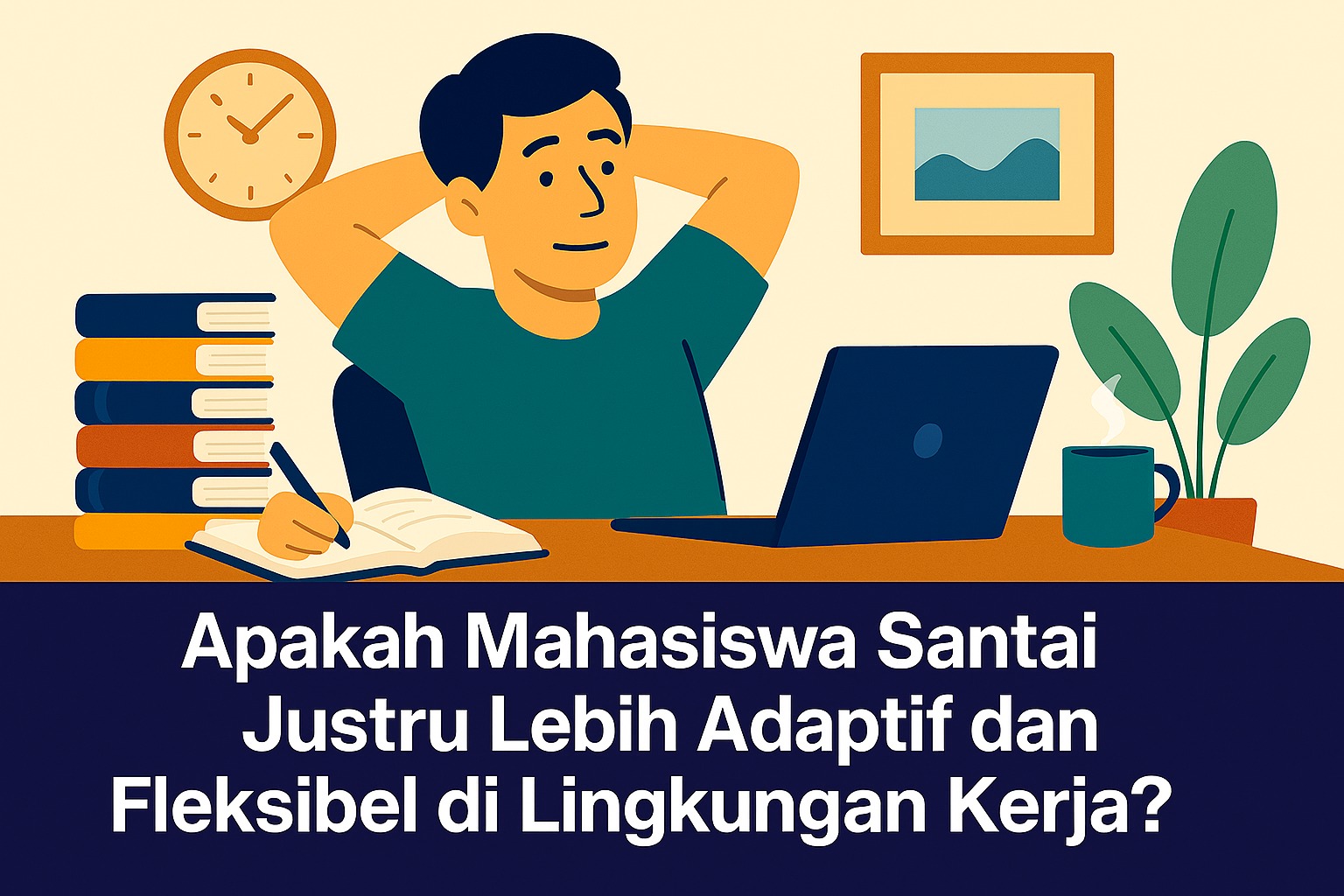Apakah Mahasiswa Santai Justru Lebih Adaptif dan Fleksibel di Lingkungan Kerja