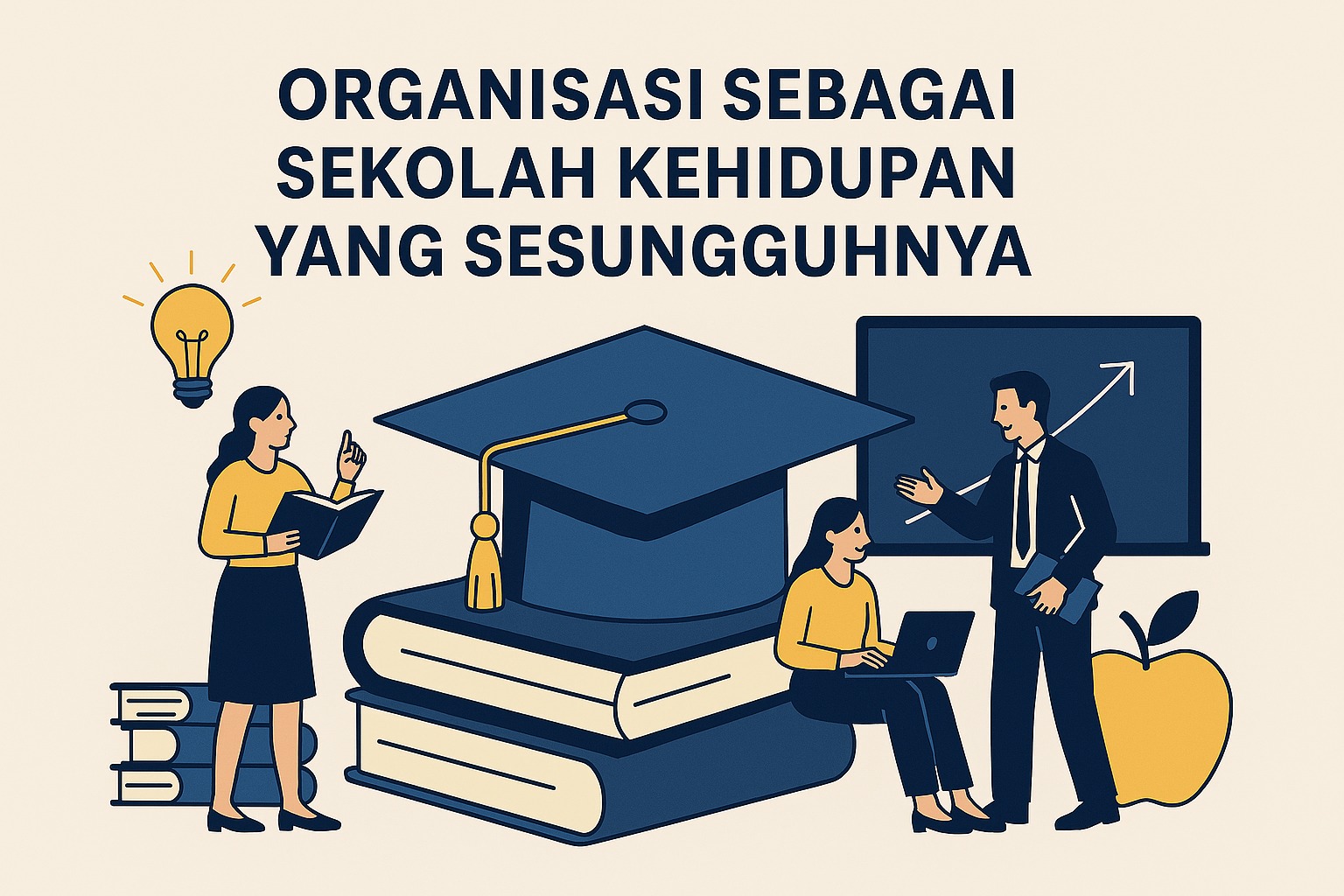 Organisasi sebagai Sekolah Kehidupan yang Sesungguhnya