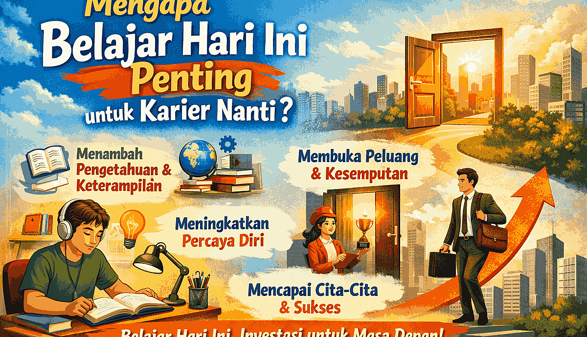 Mengapa belajar hari ini penting untuk karier nanti?