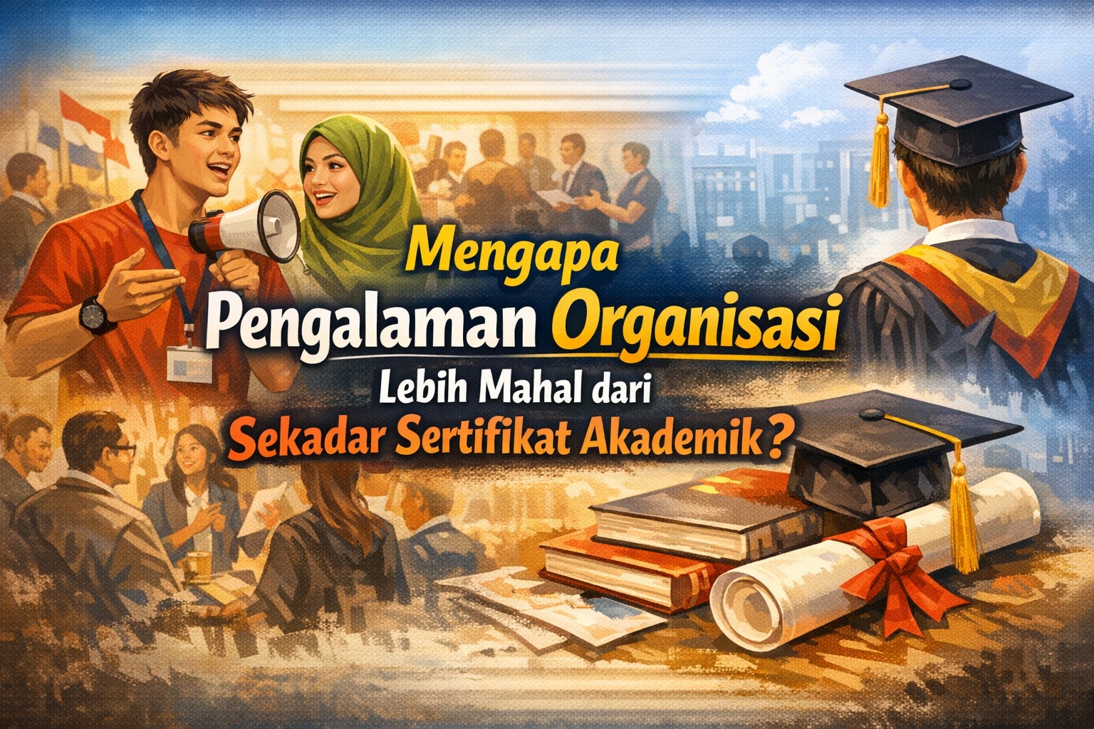 Mengapa Pengalaman Organisasi Lebih Mahal dari Sekadar Sertifikat Akademik?