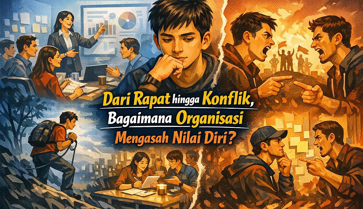 Dari Rapat hingga Konflik, Bagaimana Organisasi Mengasah Nilai Diri?