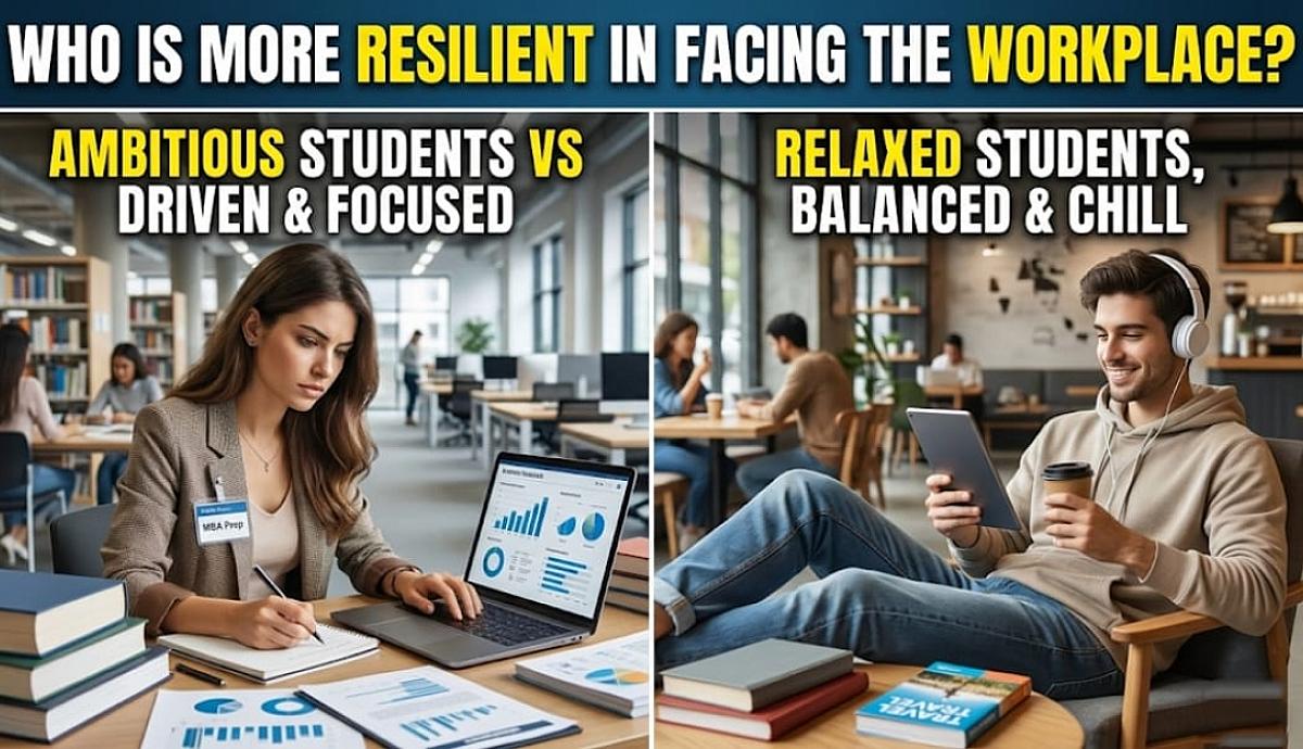 Ambitious Students vs Relaxed Students, Who Is More Resilient in Facing the Workplace?
