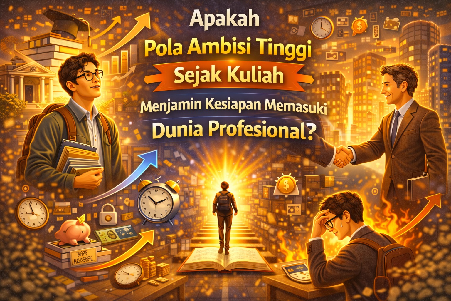 Apakah Pola Ambisi Tinggi Sejak Kuliah Menjamin Kesiapan Memasuki Dunia Profesional?