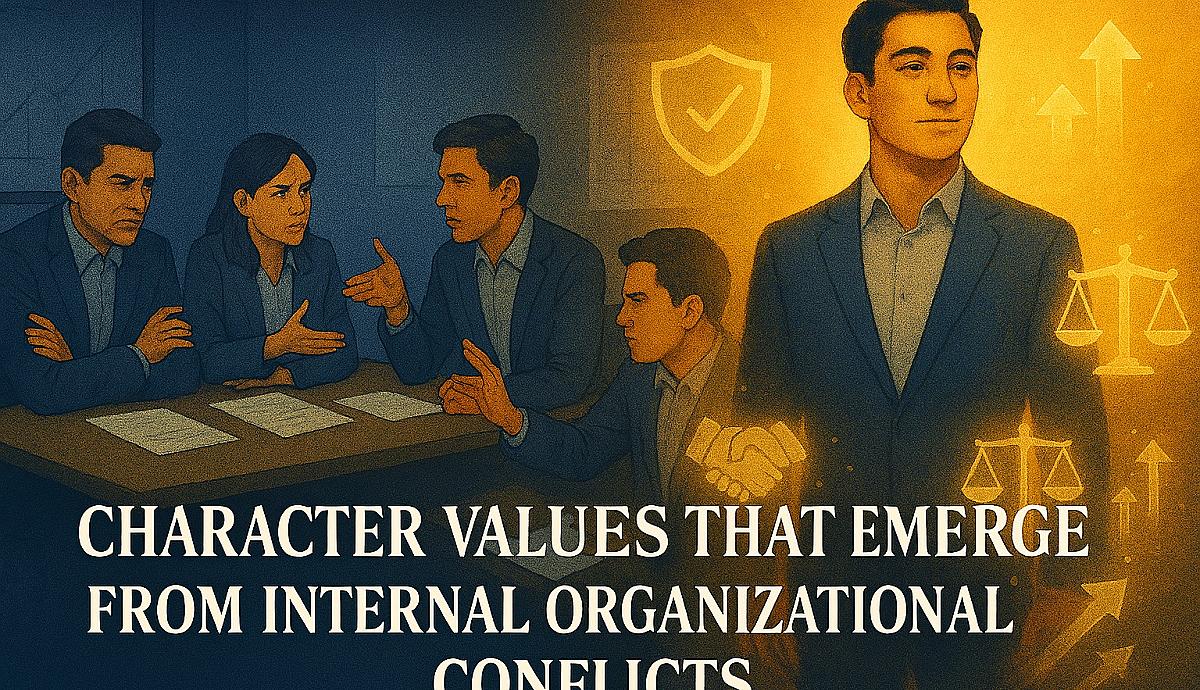 Character Values That Emerge from Internal Organizational Conflicts