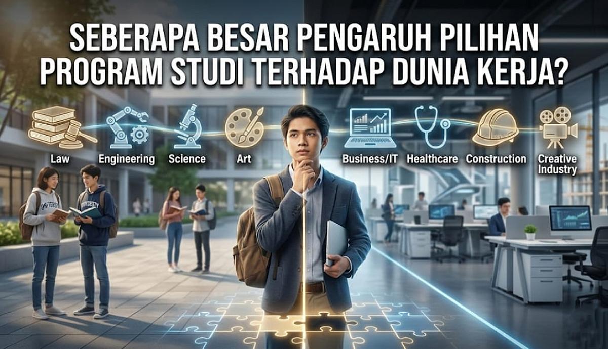 Seberapa Besar Pengaruh Pilihan Program Studi terhadap Dunia Kerja?