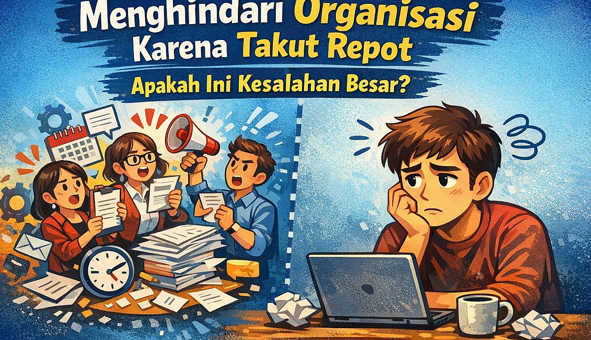 Menghindari Organisasi Karena Takut Repot Apakah Ini Kesalahan Besar.
