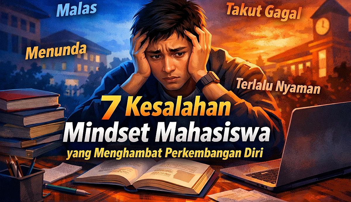 7 Kesalahan Mindset Mahasiswa yang Menghambat Perkembangan Diri