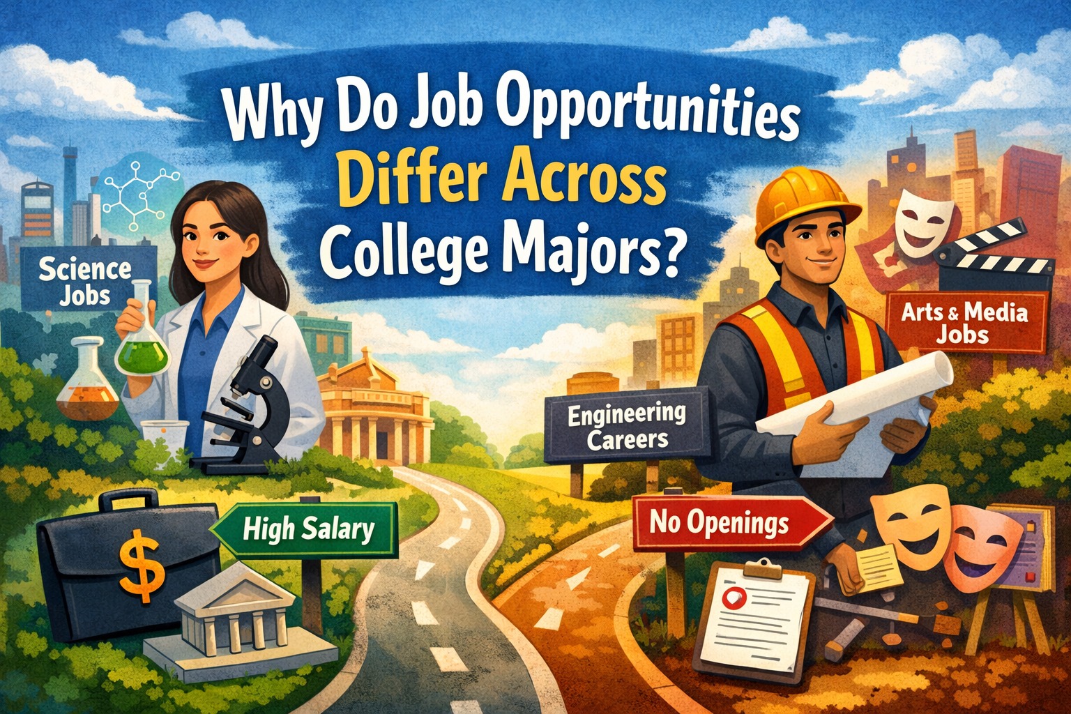 Why Do Job Opportunities Differ Across College Majors?