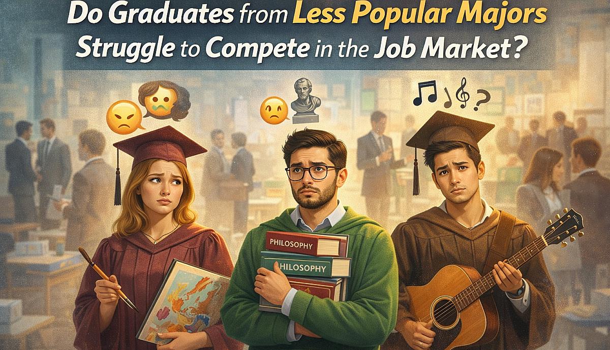 Do Graduates from Less Popular Majors Struggle to Compete in the Job Market?