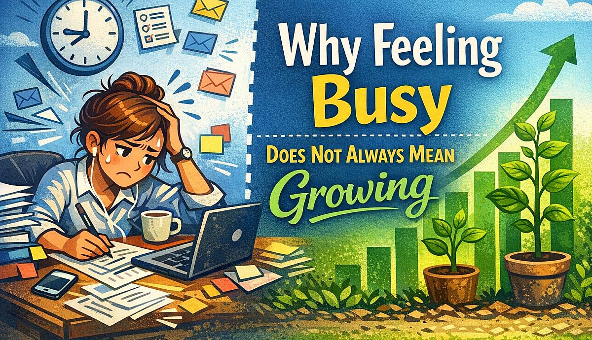 Why Feeling Busy Does Not Always Mean Growing