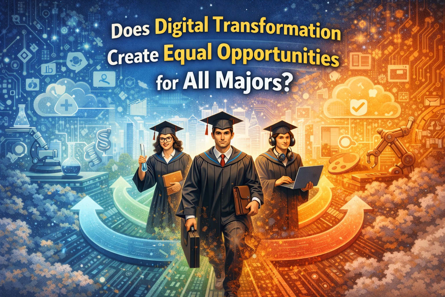 Does Digital Transformation Create Equal Opportunities for All Majors?