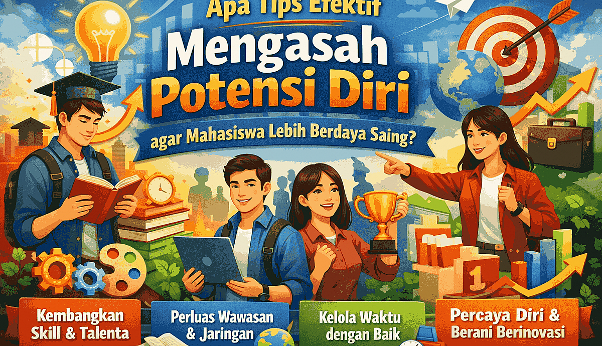 Apa Tips Efektif Mengasah Potensi Diri agar Mahasiswa Lebih Berdaya Saing?