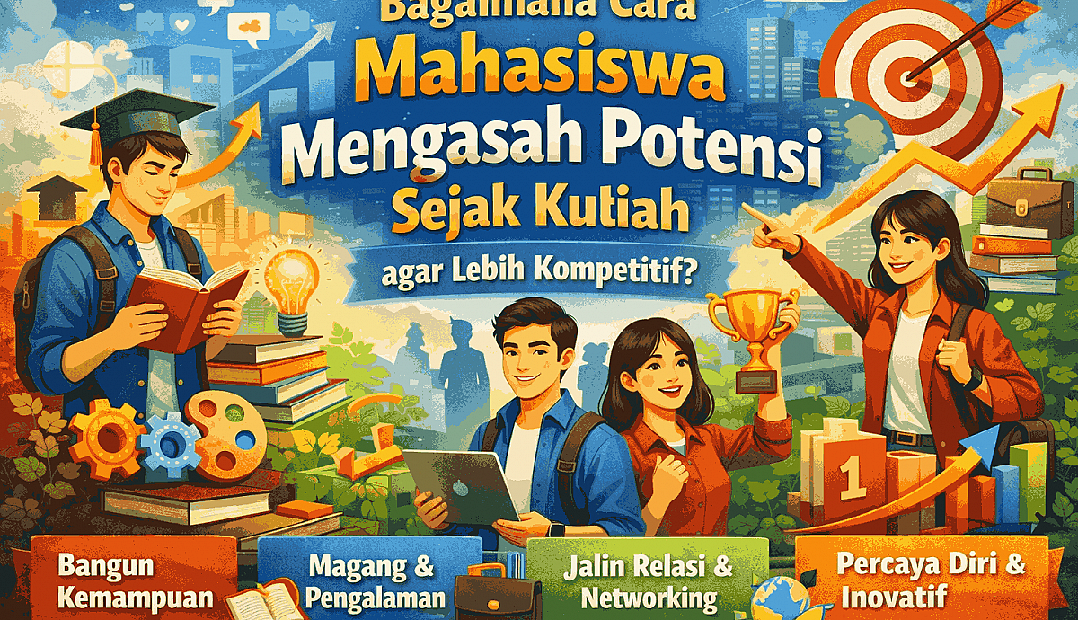 Bagaimana Cara Mahasiswa Mengasah Potensi Sejak Kuliah agar Lebih Kompetitif?