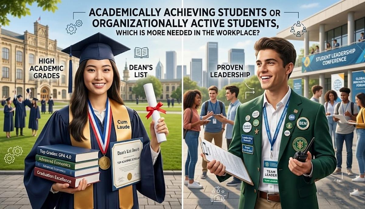 Academically Achieving Students or Organizationally Active Students, Which Is More Needed in the Workplace?
