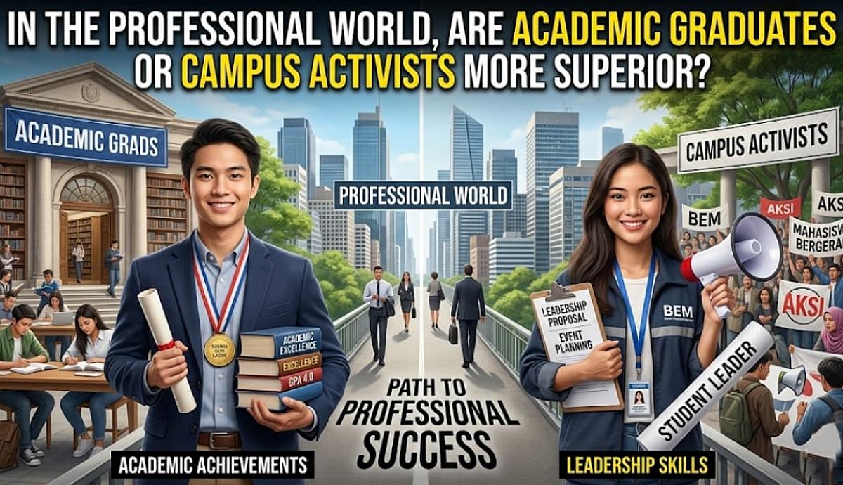 In the Professional World, Are Academic Graduates or Campus Activists More Superior?