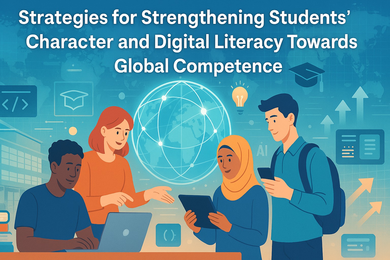 Strategies for Strengthening Students' Character and Digital Literacy Towards Global Competence
