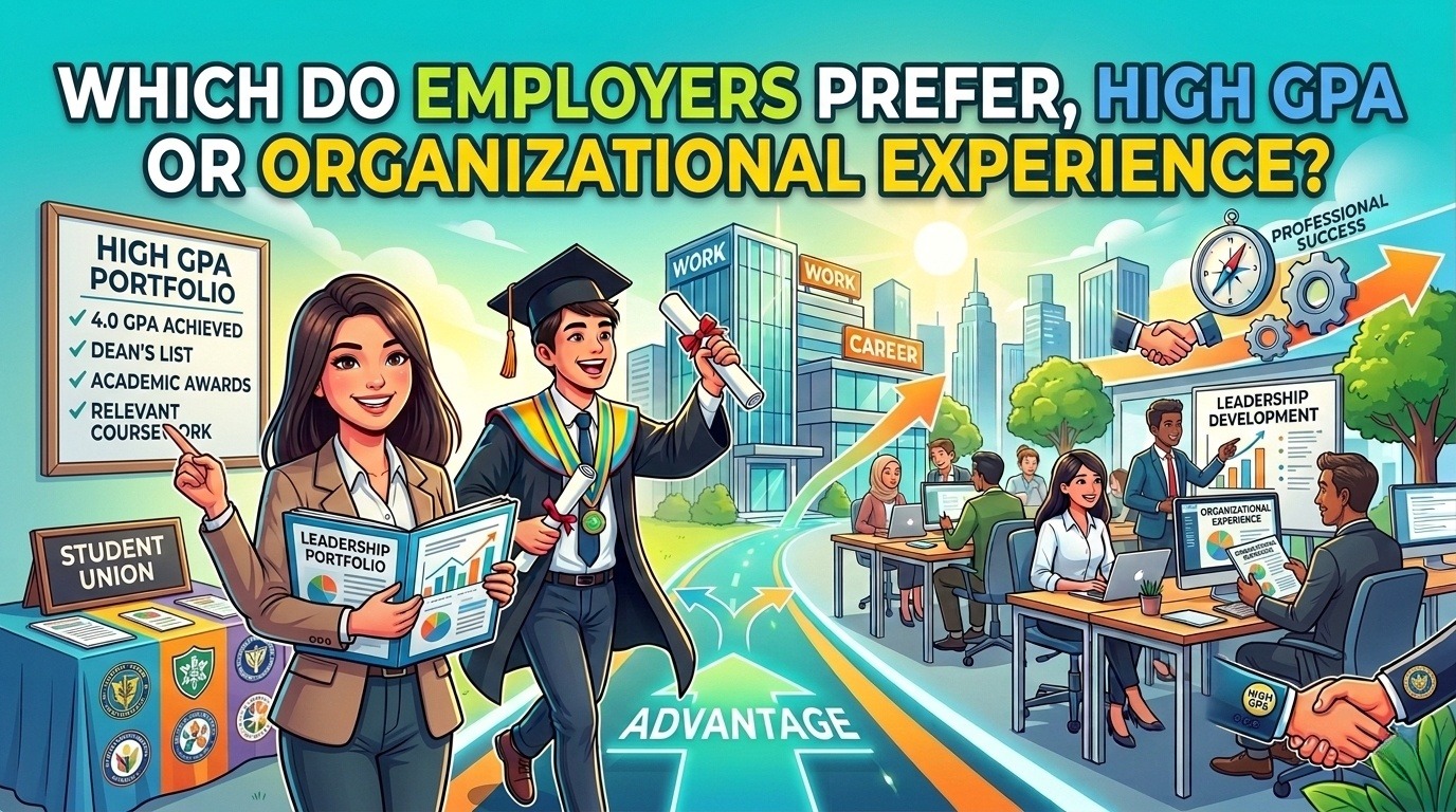 Which Do Employers Prefer, High GPA or Organizational Experience?