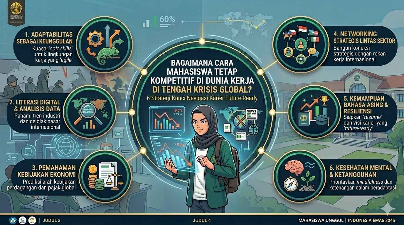 Bagaimana Cara Mahasiswa Tetap Kompetitif Di Dunia Kerja Di Tengah Krisis Global?