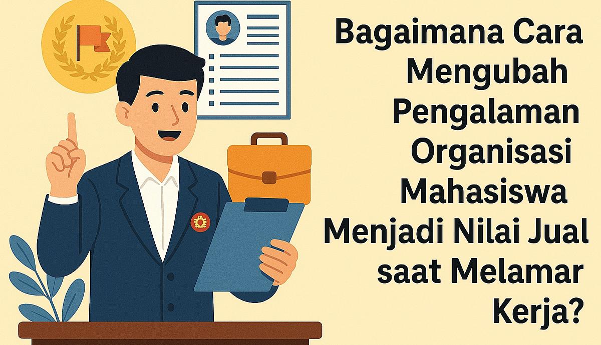 Bagaimana Cara Mengubah Pengalaman Organisasi Mahasiswa Menjadi Nilai Jual saat Melamar Kerja?