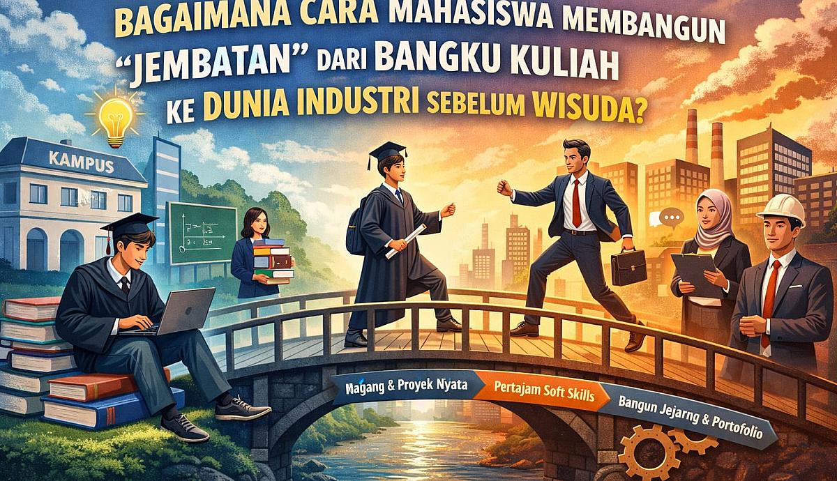 Bagaimana Cara Mahasiswa Membangun “Jembatan” dari Bangku Kuliah ke Dunia Industri Sebelum Wisuda
