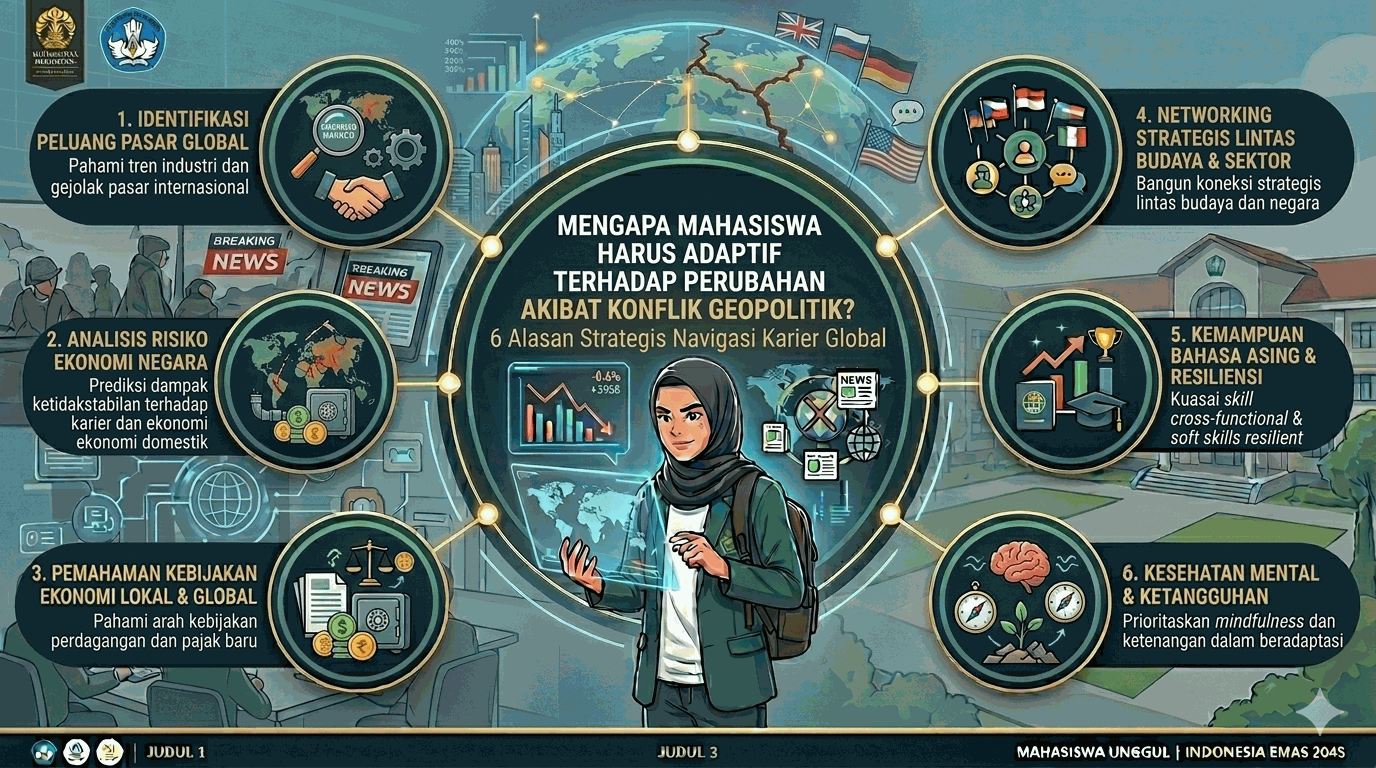 Mengapa Mahasiswa Harus Adaptif Terhadap Perubahan Dunia Akibat Konflik Geopolitik?