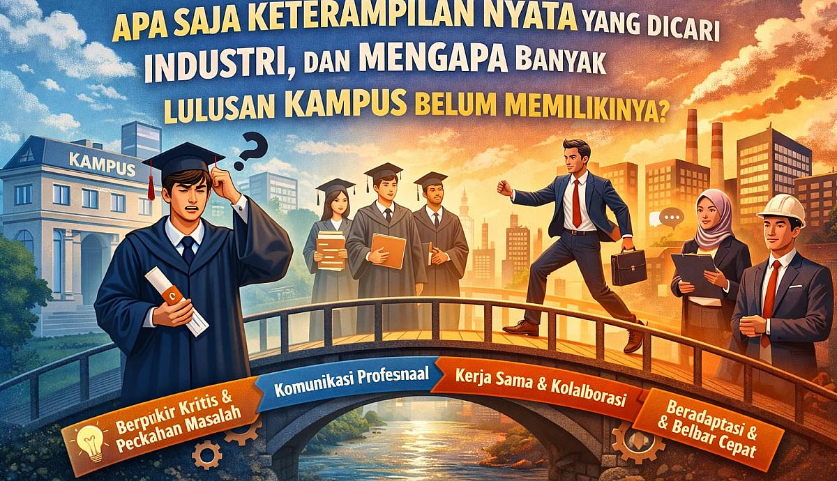 Apa Saja Keterampilan Nyata yang Dicari Industri, dan Mengapa Banyak Lulusan Kampus Belum Memilikinya