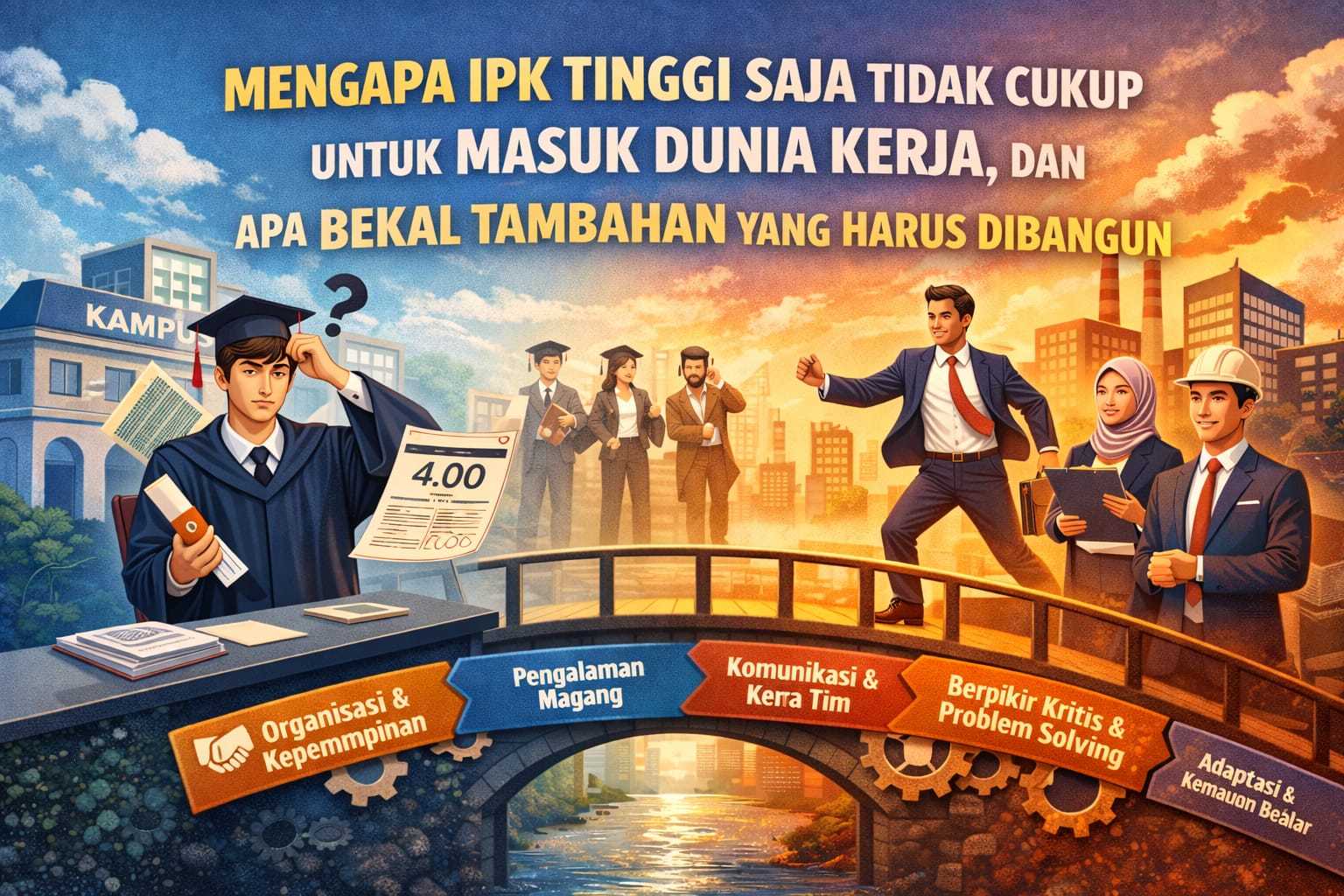 Mengapa IPK Tinggi Saja Tidak Cukup untuk Masuk Dunia Kerja, dan Apa Bekal Tambahan yang Harus Dibangun