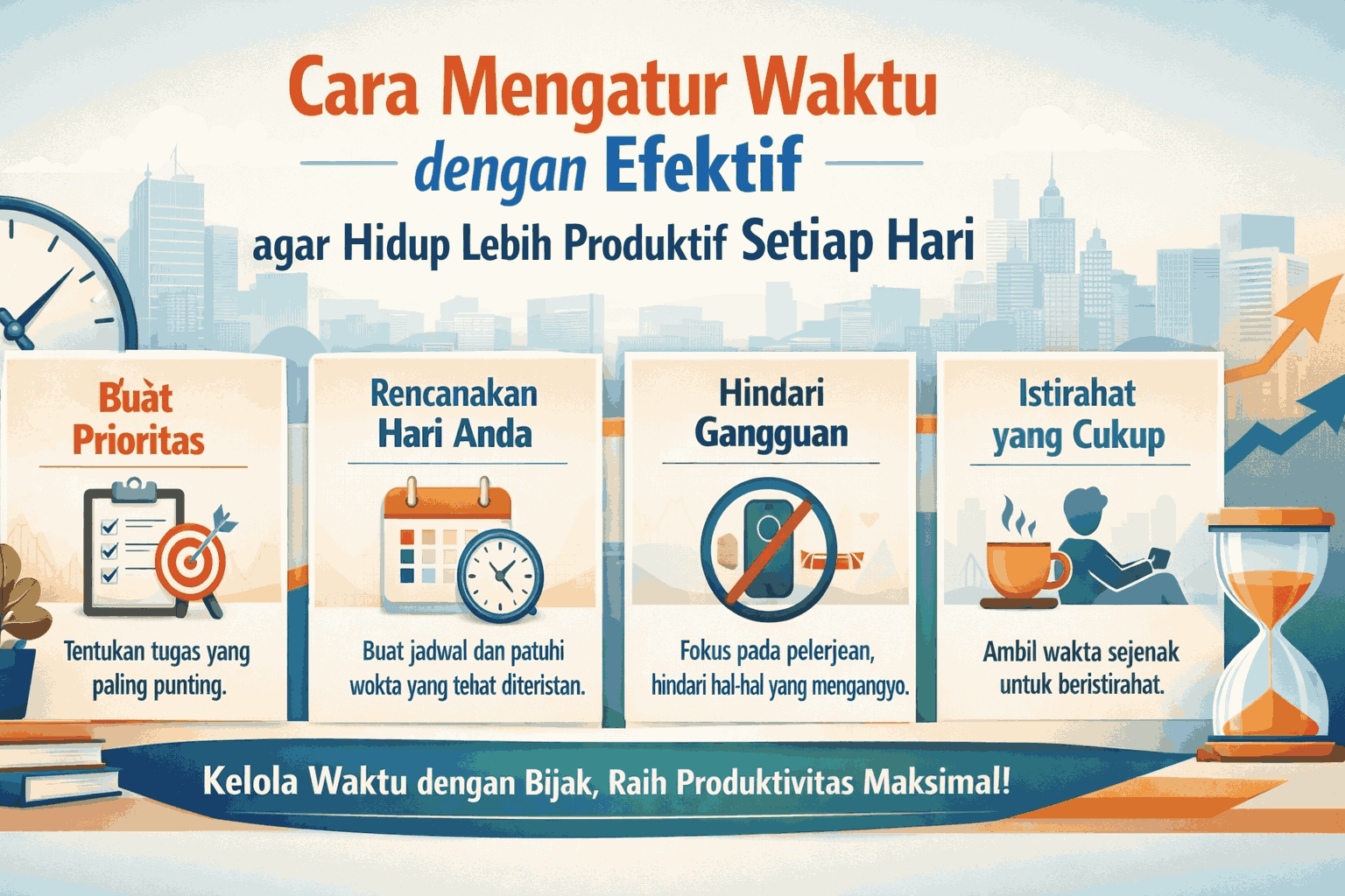 Cara Mengatur Waktu dengan Efektif agar Hidup Lebih Produktif Setiap Hari